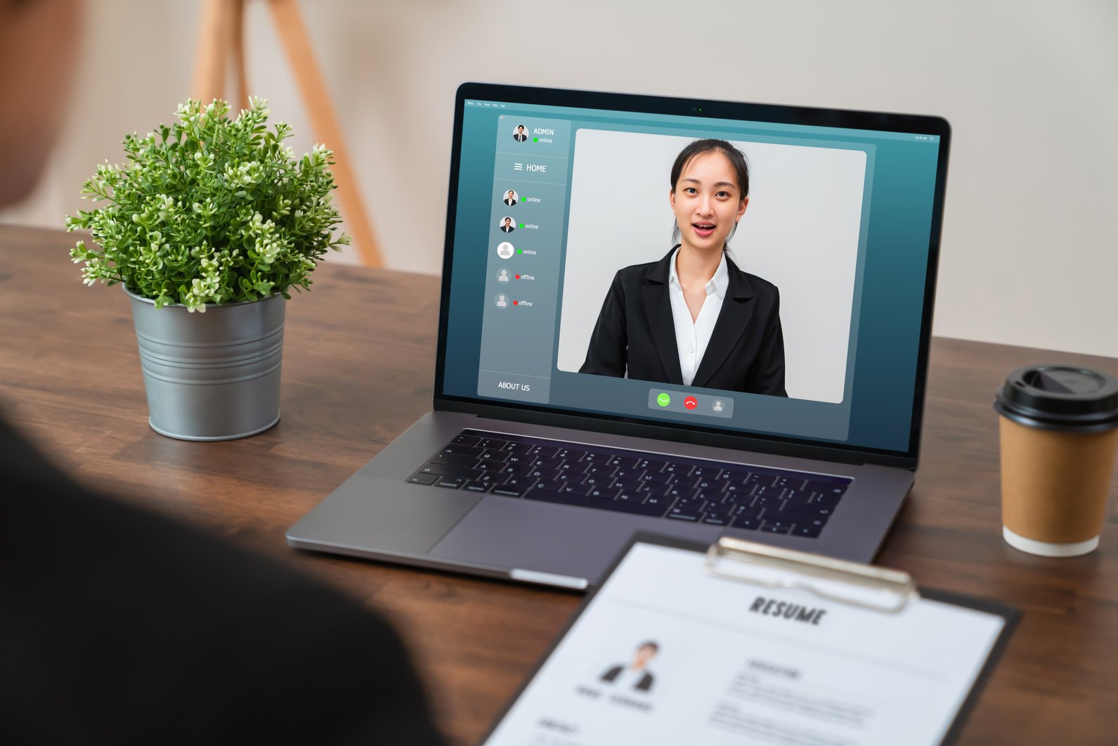 Job Interview via Video Call